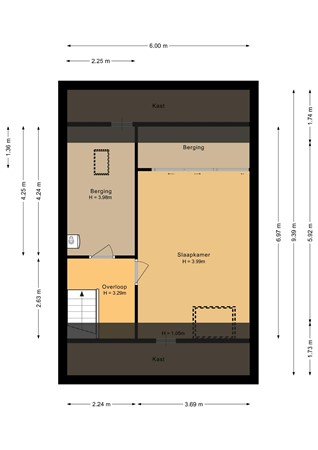 Floorplan - Kubboot 7, 3751 ZJ Bunschoten-Spakenburg